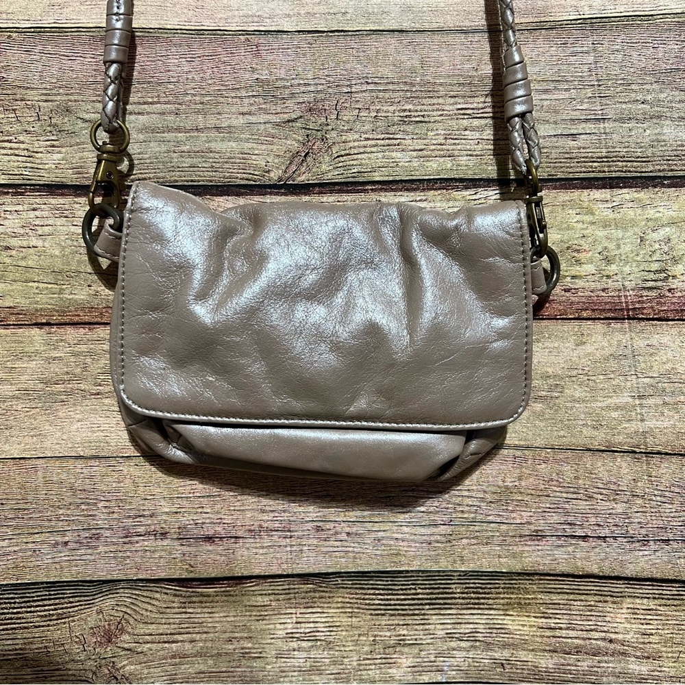 Latico Small Bronze Leather Crossbody